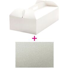 Decora - 0340113 - Rechthoekig - Wit - Taartbewaar doos