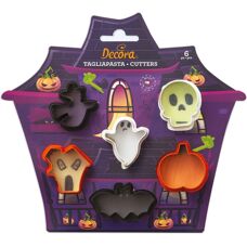 Decora Set di Stampi Halloween - Mini Forme - 6 pezzi