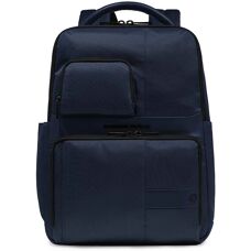Piquadro Blau Laptoprucksack - RFID, Stoßfest, Stylisch