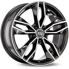 MSW 71 8x18 ET42 5x112 Dark Gray Polished Car Wheel