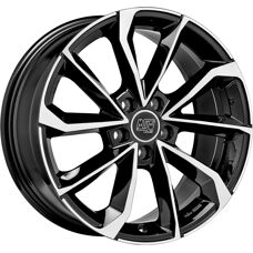 MSW 42 Alloy Wheel - 8x18 - Black - Fiat Sedici, Toyota Auris, Lexus IS, Daihatsu Terios, Nissan X-Trail