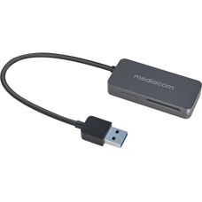 Lettore di schede Mediacom MD-S400 - USB 3.2 Gen 1 - Alluminio