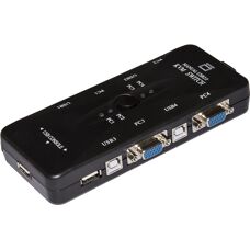 Link LKKWM4 Interruptor KVM negro - soporta 1920x1440