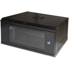 Armoire murale Link 19'' - Noir 6U Portes Réversibles