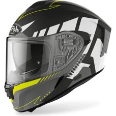 Airoh Spark Rise Helmet - Unisex Black Yellow - Helmet