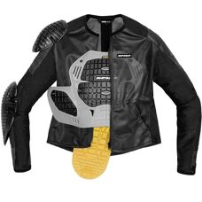 Chaqueta de protección Spidi Base-1 Armor Unisex Negra
