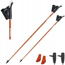 Gabel X 1.35 Srebrne kijki trekkingowe - Kijki trekkingowe