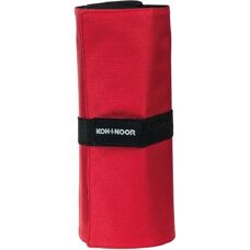 Koh-I-Noor DJTR-24 Weiches Stoff Rot Stiftetasche - Etui