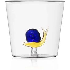 Ichendorf Milano Chiocciola Bicchiere in Vetro Blu - Vetro