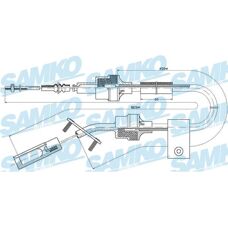 LPR Fiat Multipla C0065C Cavo Frizione - OEM 46538236