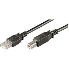 Cabo USB Ewent EC1003 - 1m - Preto - USB 2.0