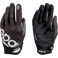 Sparco Meca 3 Racehandschoenen - Unisex, Maat L, Zwart