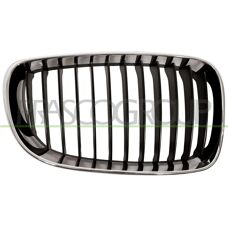 BMW 1-sarjan E87n jäähdyttimen ritilä - Kromattu/Musta OEM