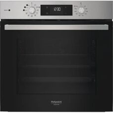 Hotpoint HAO3 K58HSU1 X 71L Preto, Aço inoxidável - Forno embutido