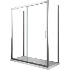 Laneri cabina doccia in vetro 6mm altezza 190cm 145-150cm