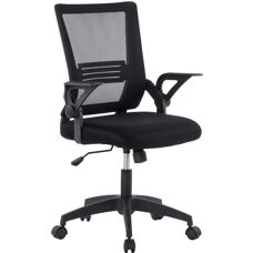 Techly ICA-CT MC003BK - Bureaustoel met netrug - Zwart