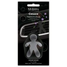 Mr & Mrs Fragrance Cesare Cedru - Negru - Odorizer auto
