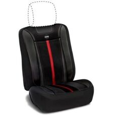 Funda de asiento Momo - Respaldo - Negro/Rojo - Universal
