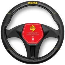 Housse de Volant MOMO - Fibre de carbone - Noir - 38cm - Publicité