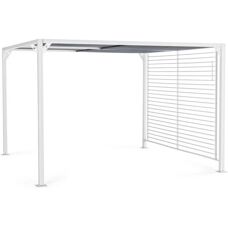 Bizzotto Noah LH30 - Pergolato in alluminio con tetto scorrevole in textilene
