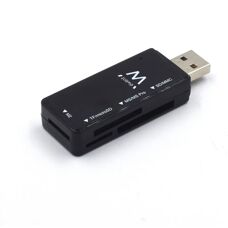 Leitor de cartões Ewent EW1049 - USB 2.0 Preto