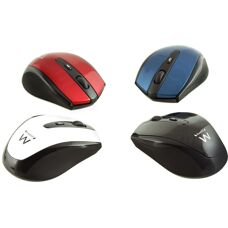 Ewent EW3218 Mouse - Ambidextrous Wireless Optical 1600 DPI