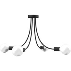 Lumicom Classic Deckenleuchte - E27, 42W, Schwarz, 60cm