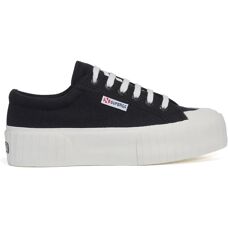 Superga 2631 Stripe Plateforme Noire - Baskets Femmes - Publicité