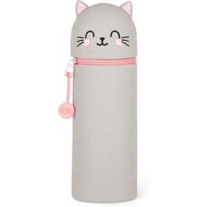 Legami Kawaii Kitty 2-in-1 Silikon-Stiftetasche - Stifthalter