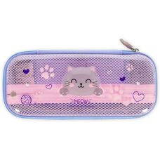 Custodia porta matite in mesh rosa e viola Legami VPCR0003