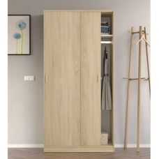DMORA Lansing Armadio - Porte scorrevoli - 2,0m Altezza