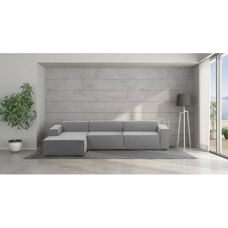 TALAMO ITALIA Modernes Grau 4-Sitzer Modulsofa - Sofa