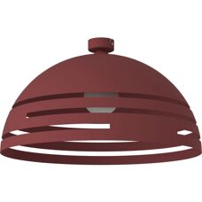 Lumicom Metalls Deckenleuchte - 60cm, Rot, E27, Max 42W