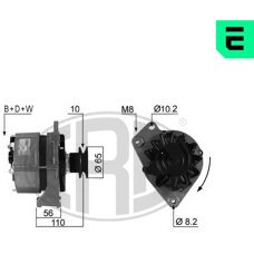ERA 210339A Alternator - 14V 65A för VW, Audi, Seat