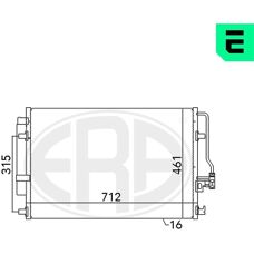 ERA 667110 Air Conditioner Condenser - with Dryer