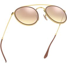 Ray-Ban Runde Doppelbrücke RB3647N - 001/7O (gold/kupfer gradient flash)