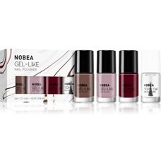 Set de Oje NOBEA - Efect Gell, Rezistent, Finisaj Lucioasă
