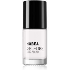 NOBEA N57 Smalto effetto gel Snow White - Smalto per unghie