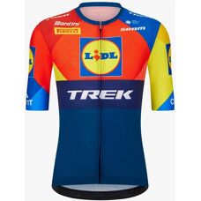 Santini Trikot Lidl-Trek 2025 Replik Blau Radtrikot