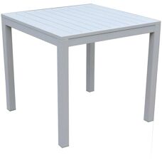 Vacchetti Sullivan Weißer Aluminium Esstisch - Esstisch