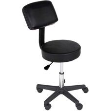 Bakaji Ergonomischer Salonhocker - Verstellbarer Bürostuhl