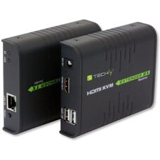 Techly HDMI-KVM2 KVM-förlängare - HDMI & USB, 120m