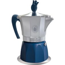 Caffè Borbone MOKACIAOINDUZ - Blu, Grigio - Caffettiera Moka