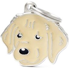MyFamily Placa para Perro Golden Retriever - Personalizable