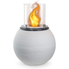 DIVINA FIRE Modell - Innen/Außen Bioethanol Kamin - Weiß