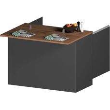 Kochstation KS-Sole - Kücheninsel - 125x90x90 cm