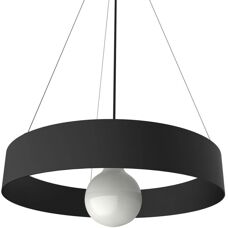 Lumicom Halo Deckenleuchte - E27 - 42W - Schwarz - 40cm