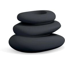 TEKCNOPLAST Eden Resin Gartentopf - 75x62 cm, Antrazith