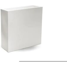 TEKCNOPLAST Blumentopf Top Rechteckiger Blumentopf Weiß