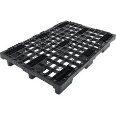 Kaiserkraft Kunststoffpalette - 1200 x 800 x 155 mm - Schwarz